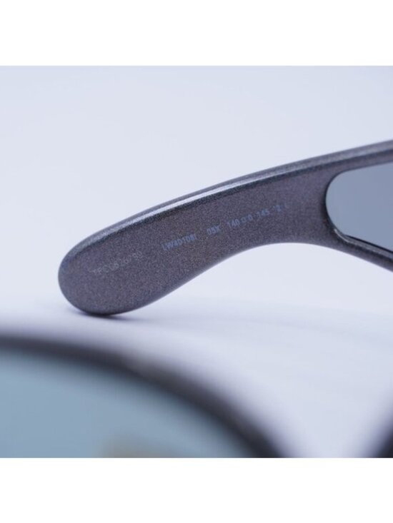 Loewe LW40108I O5X Sunglasses Metallic Grey Shield Frame, Green Lenses main image 10